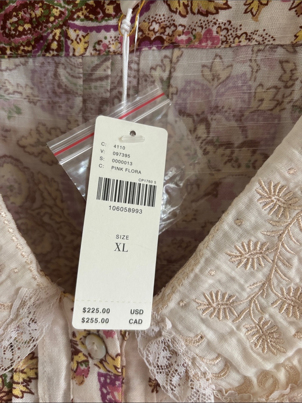NWT Love the Label • Casey collared top—linen/cotton blend. - Picture 9 of 9